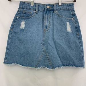 Nastygal jean skirt